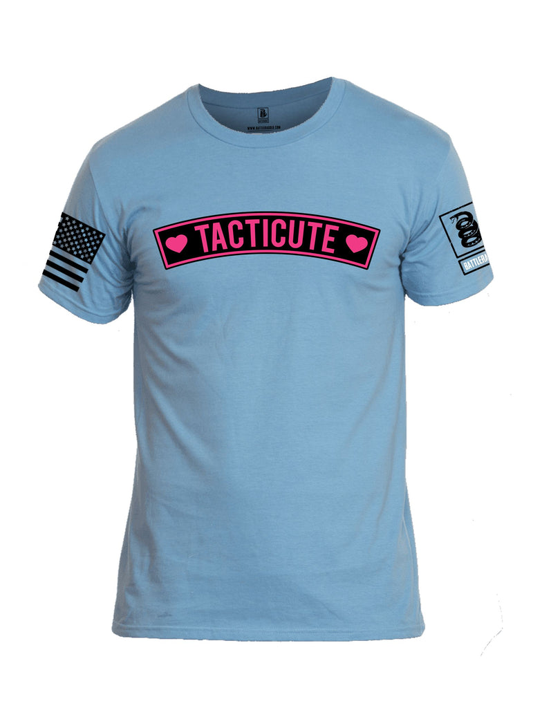 Battleraddle Tacticute  {sleeve_color} Sleeves Men Cotton Crew Neck T-Shirt