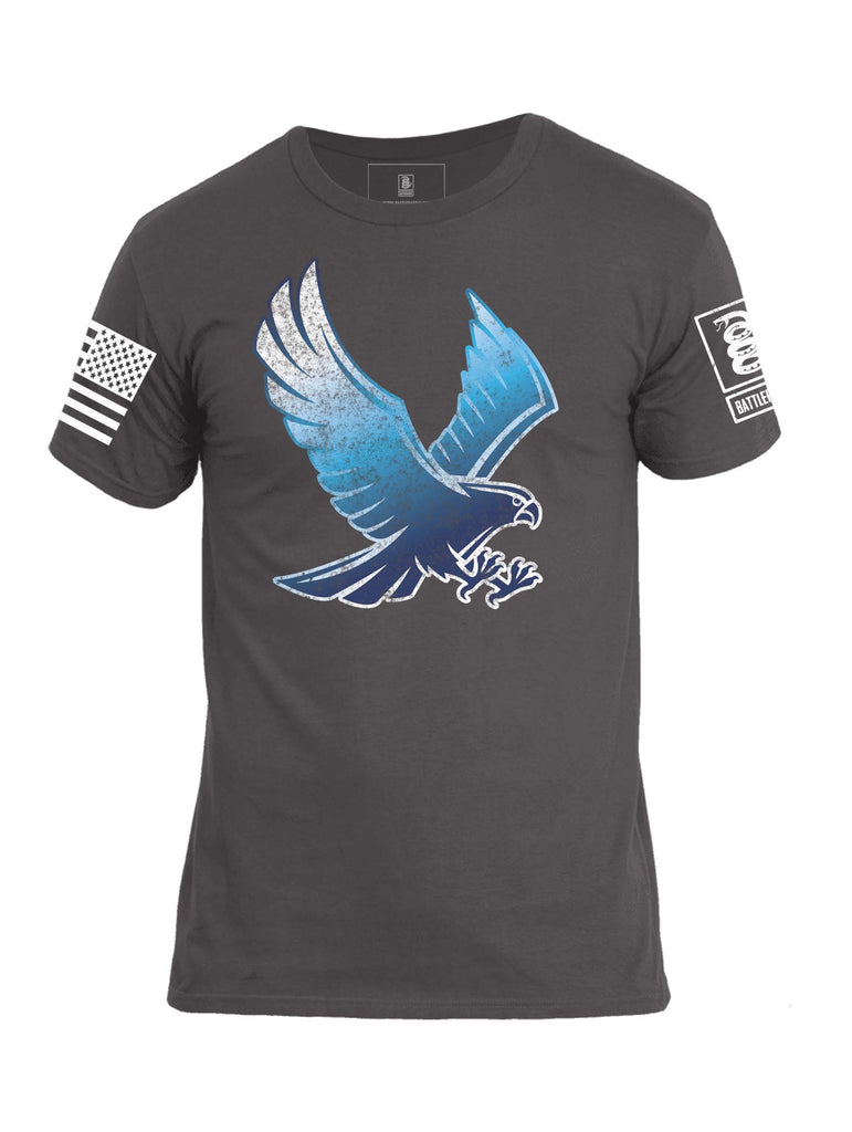 Battleraddle Blue Falcon Mens Crew Neck Cotton T Shirt - Battleraddle® LLC
