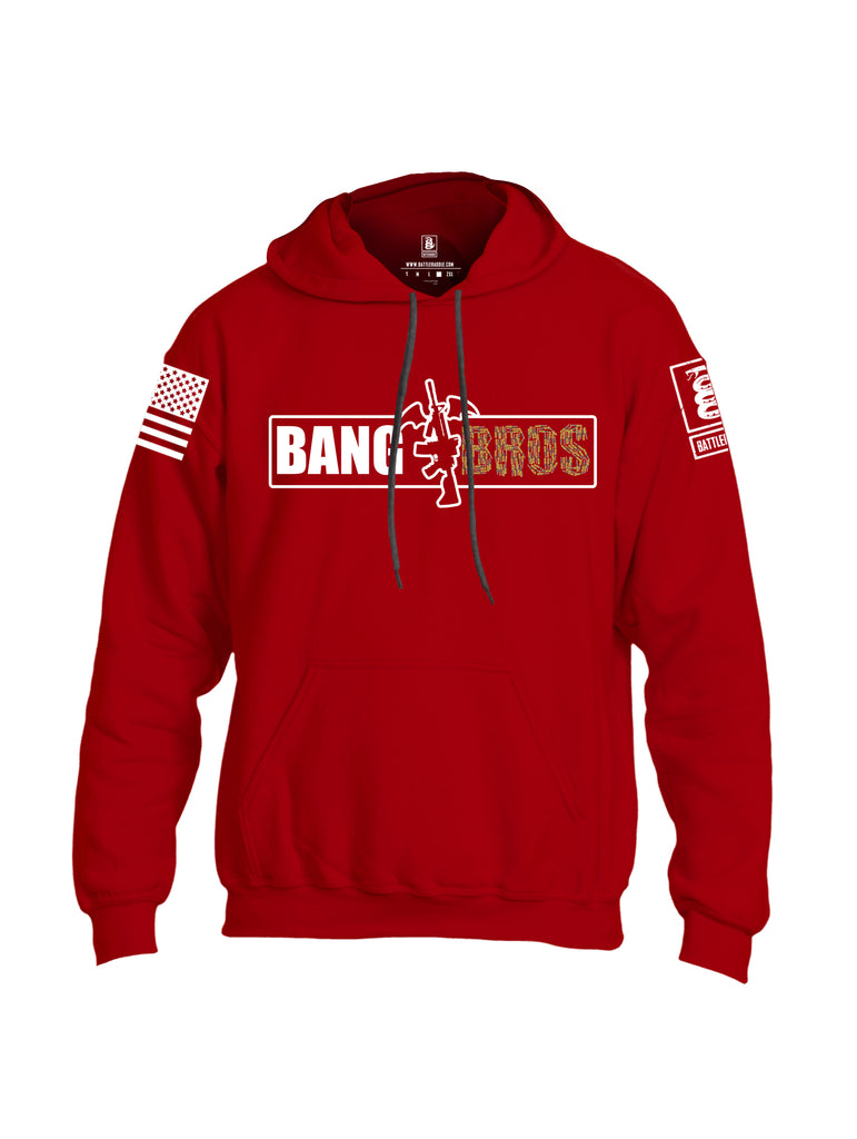 Battleraddle Bang Bros Ar15 Uni Cotton Blended Hoodie With Pockets
