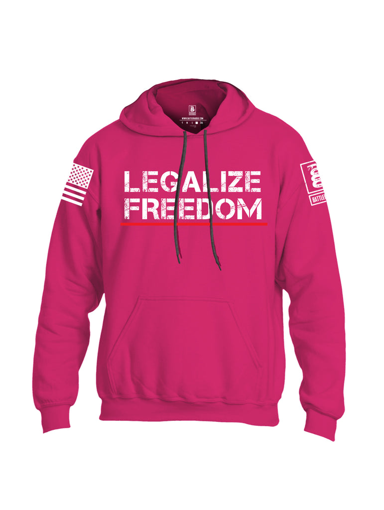 Battleraddle Legalize Freedom Uni Cotton Blended Hoodie With Pockets
