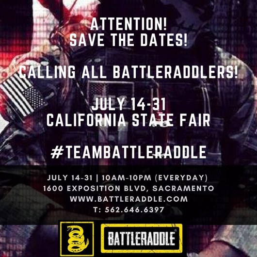 SAVE THE DATES! BATTLERADDLE AT CALIFORNIA STATE FAIR