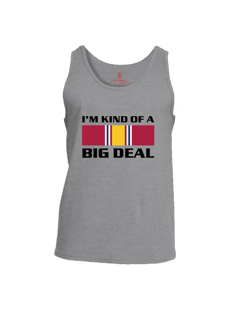 Battleraddle I'M Kind Of A Big Deal  Red Sleeves Men Cotton Cotton Tank Top