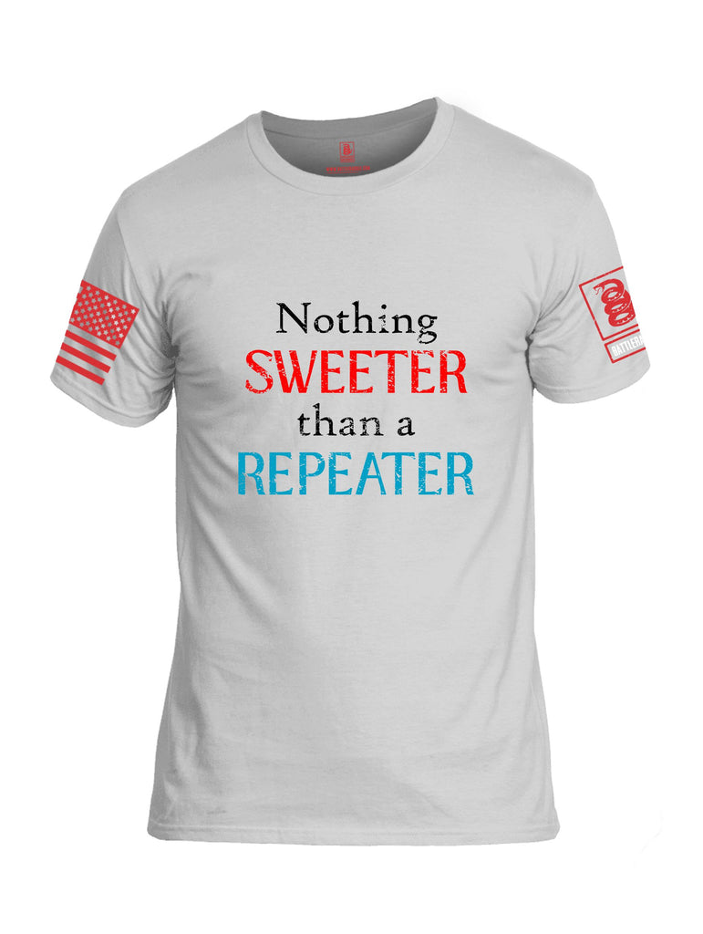 Battleraddle Nothing Sweeter Than A Repeater Red Sleeves Men Cotton Crew Neck T-Shirt