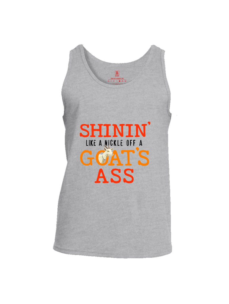 Battleraddle Shinin Like A Nickle  Red Sleeves Men Cotton Cotton Tank Top