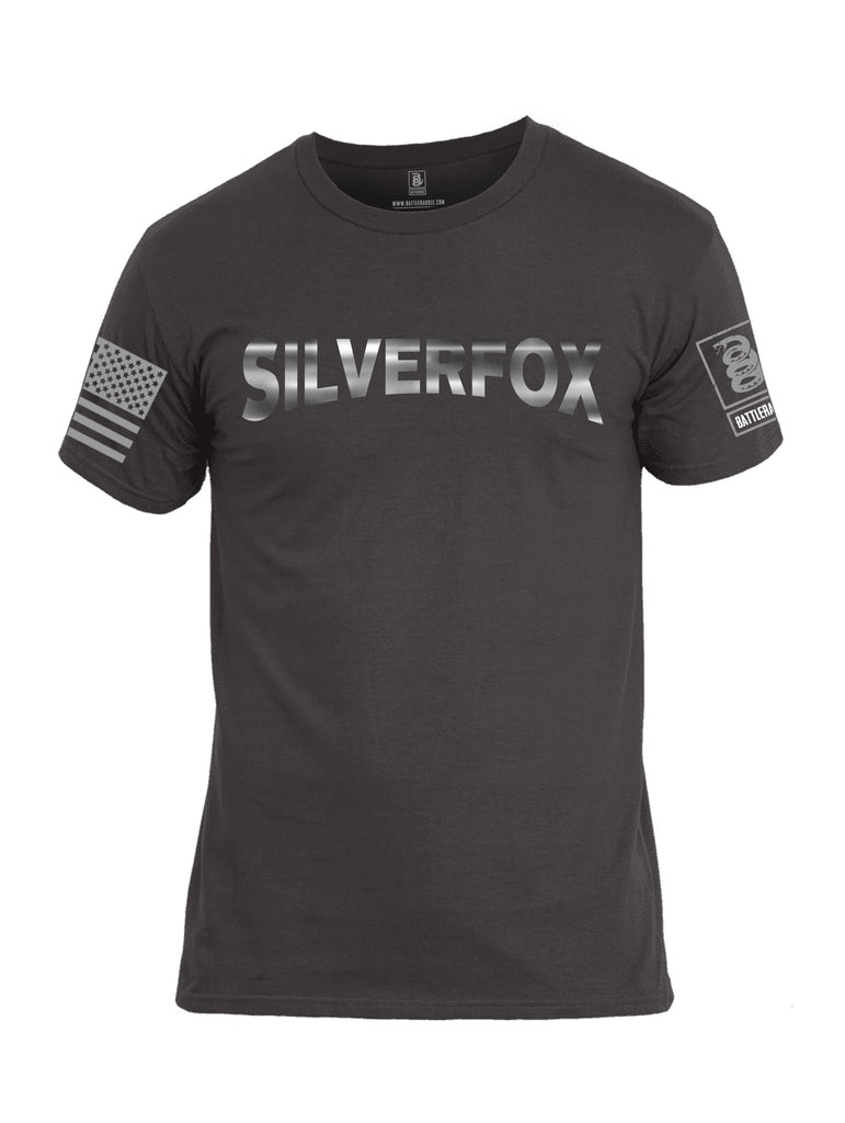Battleraddle Silverfox  Grey Sleeves Men Cotton Crew Neck T-Shirt