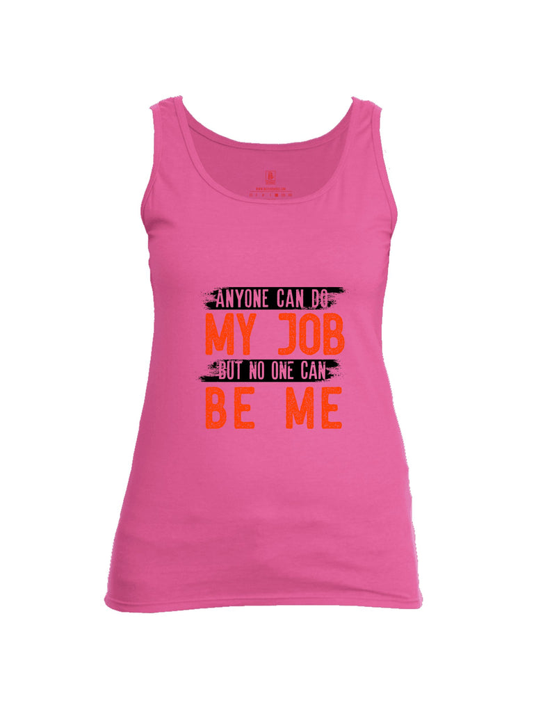 Battleraddle Anyone Can Do My Job Red Sleeves Women Cotton Cotton Tank Top