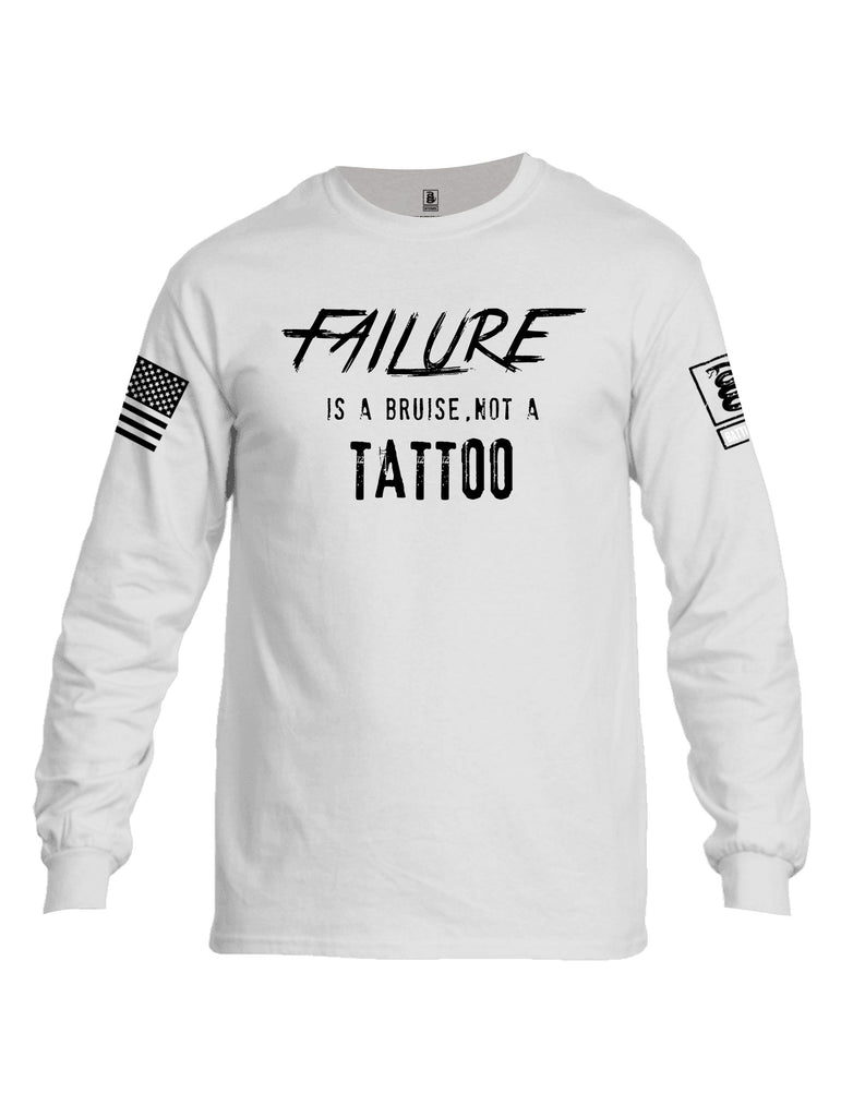 Battleraddle Failure Is A Bruise Black Sleeves Men Cotton Crew Neck Long Sleeve T Shirt