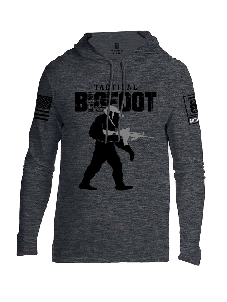 Battleraddle Tactical Bigfoot Black Sleeves Men Cotton Thin Cotton Lightweight Hoodie