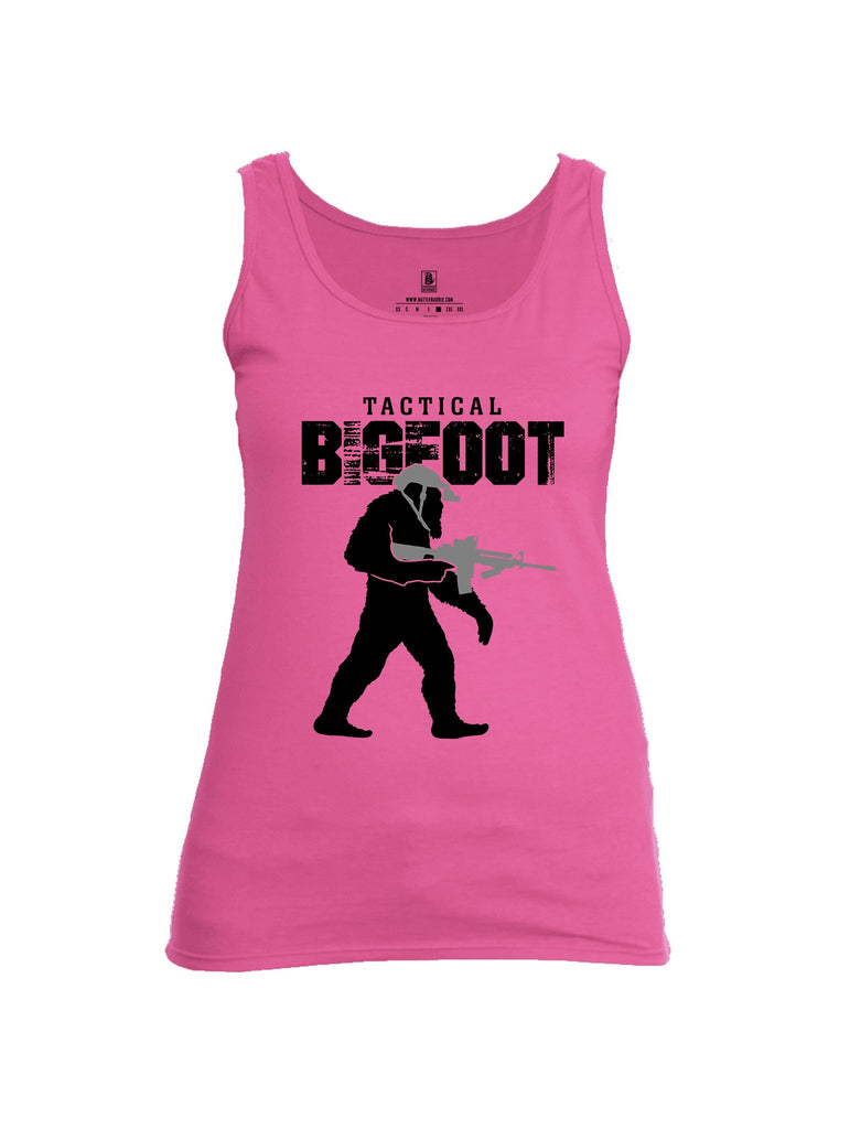 Battleraddle Tactical Bigfoot Black Sleeves Women Cotton Cotton Tank Top