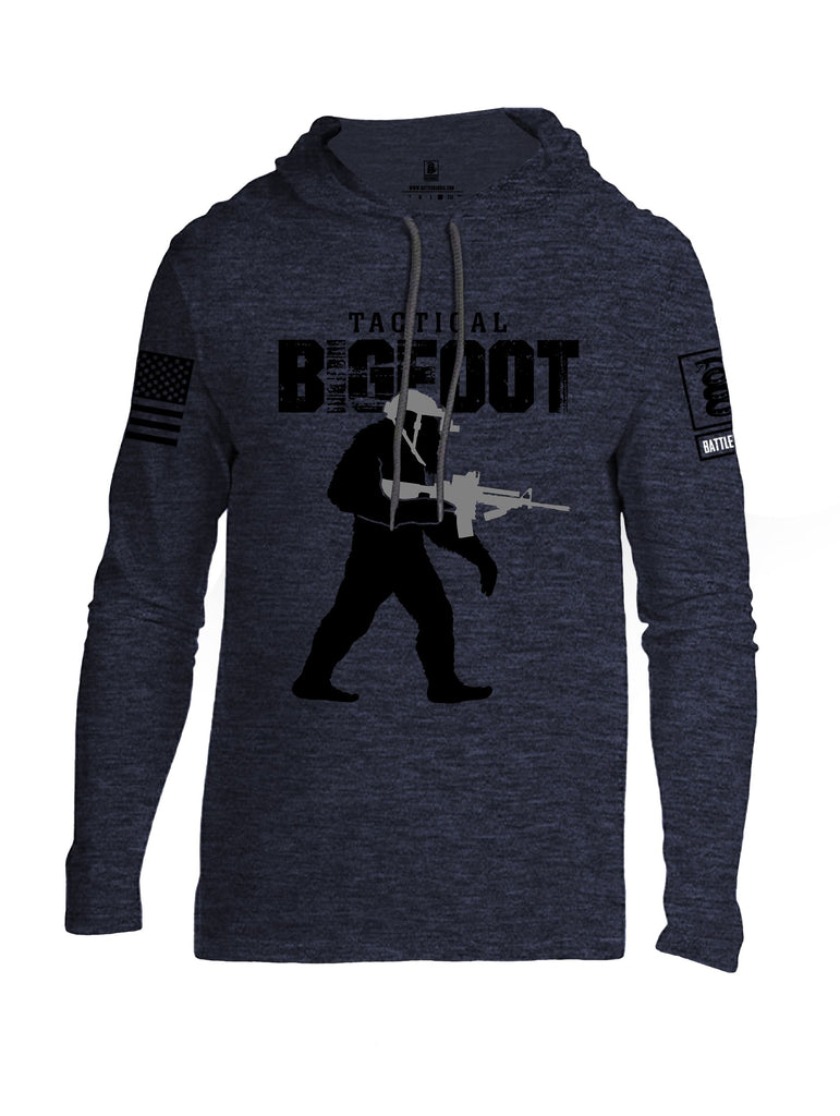 Battleraddle Tactical Bigfoot Black Sleeves Men Cotton Thin Cotton Lightweight Hoodie