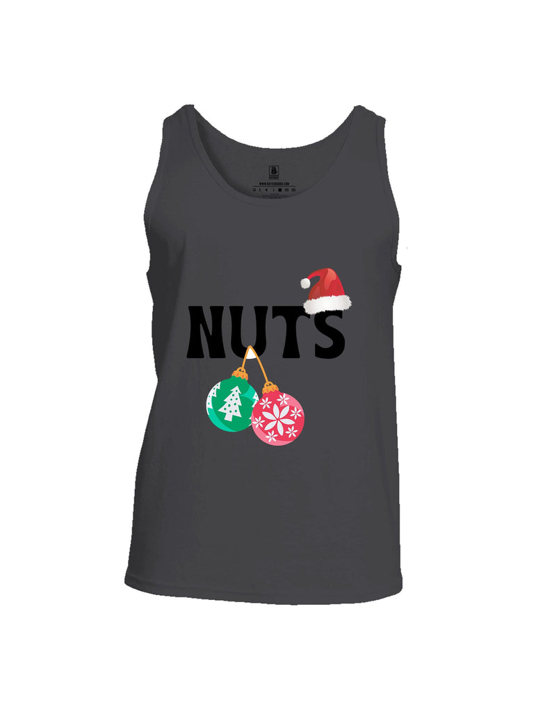 Battleraddle Nuts Christmas Black Sleeves Men Cotton Cotton Tank Top