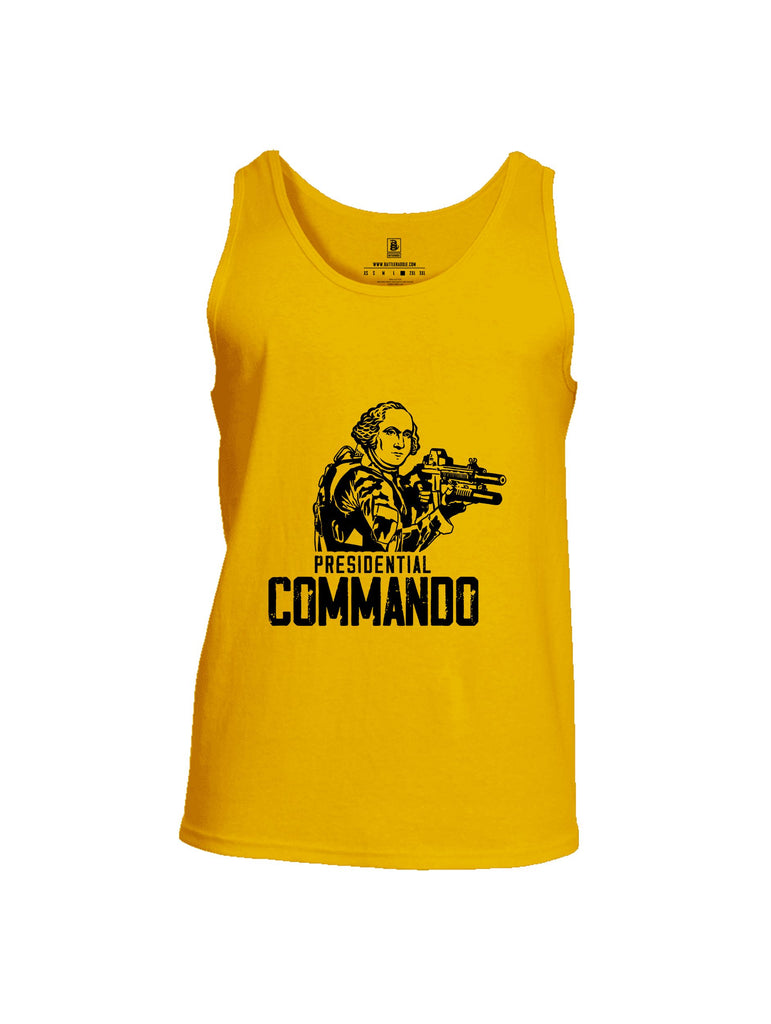 Battleraddle Presidential Commando Black Sleeves Men Cotton Cotton Tank Top