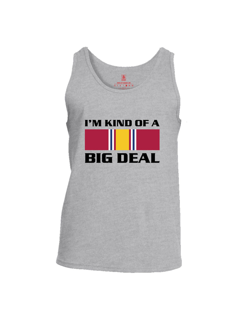 Battleraddle I'M Kind Of A Big Deal  Red Sleeves Men Cotton Cotton Tank Top