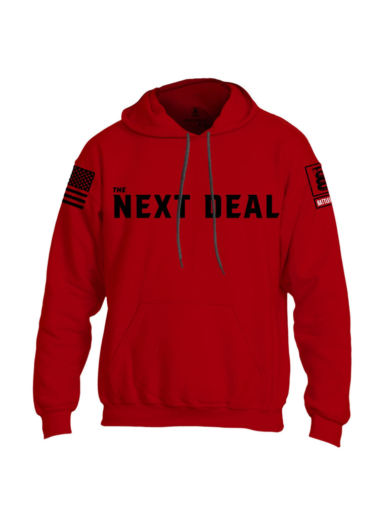 Battleraddle The Next Deal Black Sleeves Uni Cotton Blended Hoodie With Pockets