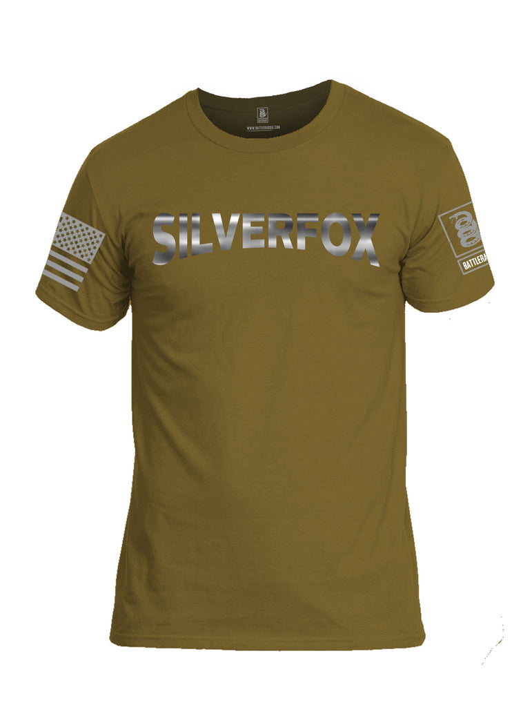 Battleraddle Silverfox  Grey Sleeves Men Cotton Crew Neck T-Shirt