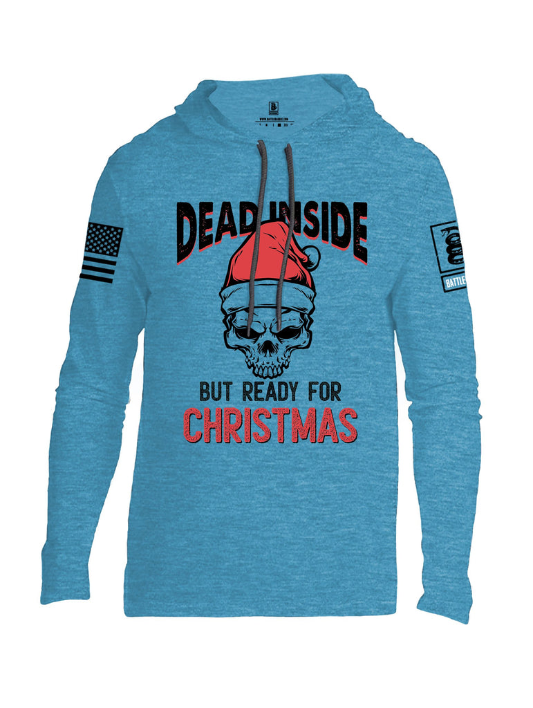 Battleraddle Dead Inside Black Sleeves Men Cotton Thin Cotton Lightweight Hoodie