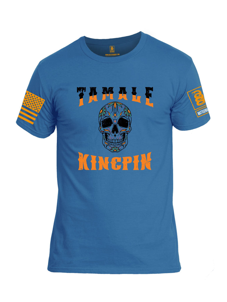 Battleraddle Tamale Kingpin Orange Sleeves Men Cotton Crew Neck T-Shirt