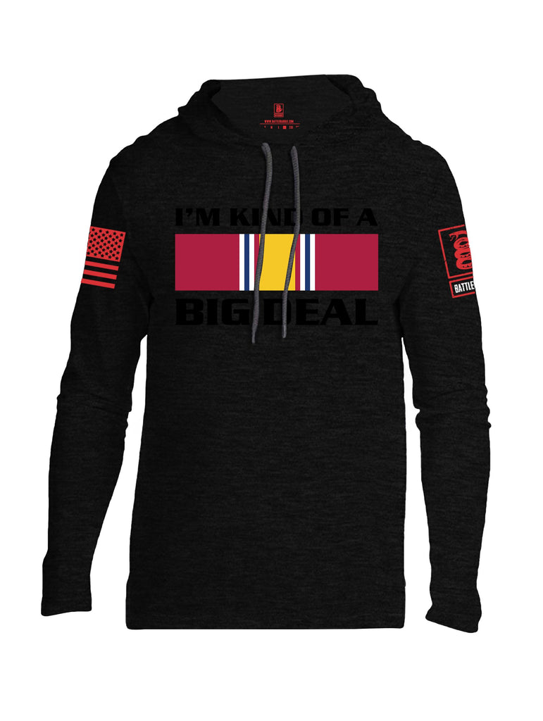 Battleraddle I'M Kind Of A Big Deal  Red Sleeves Men Cotton Thin Cotton Lightweight Hoodie