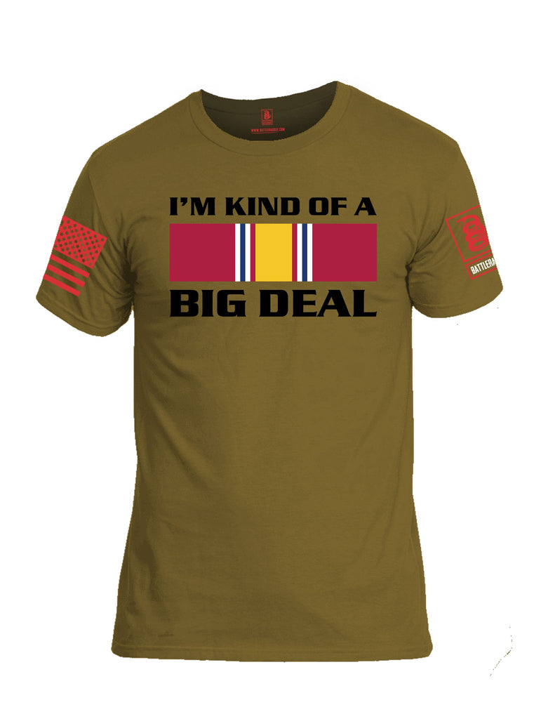 Battleraddle I'M Kind Of A Big Deal  Red Sleeves Men Cotton Crew Neck T-Shirt
