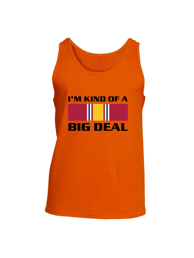 Battleraddle I'M Kind Of A Big Deal  Red Sleeves Men Cotton Cotton Tank Top