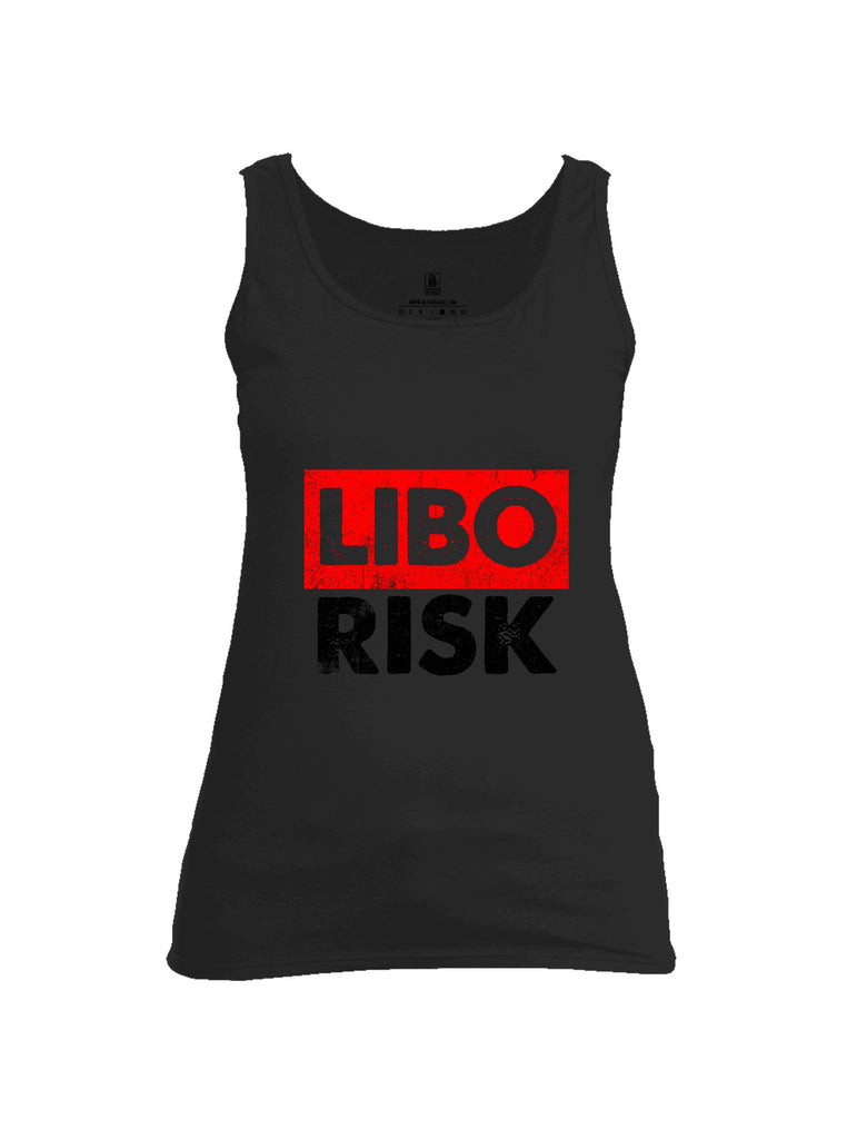 Battleraddle Libo Risk Black Sleeves Women Cotton Cotton Tank Top