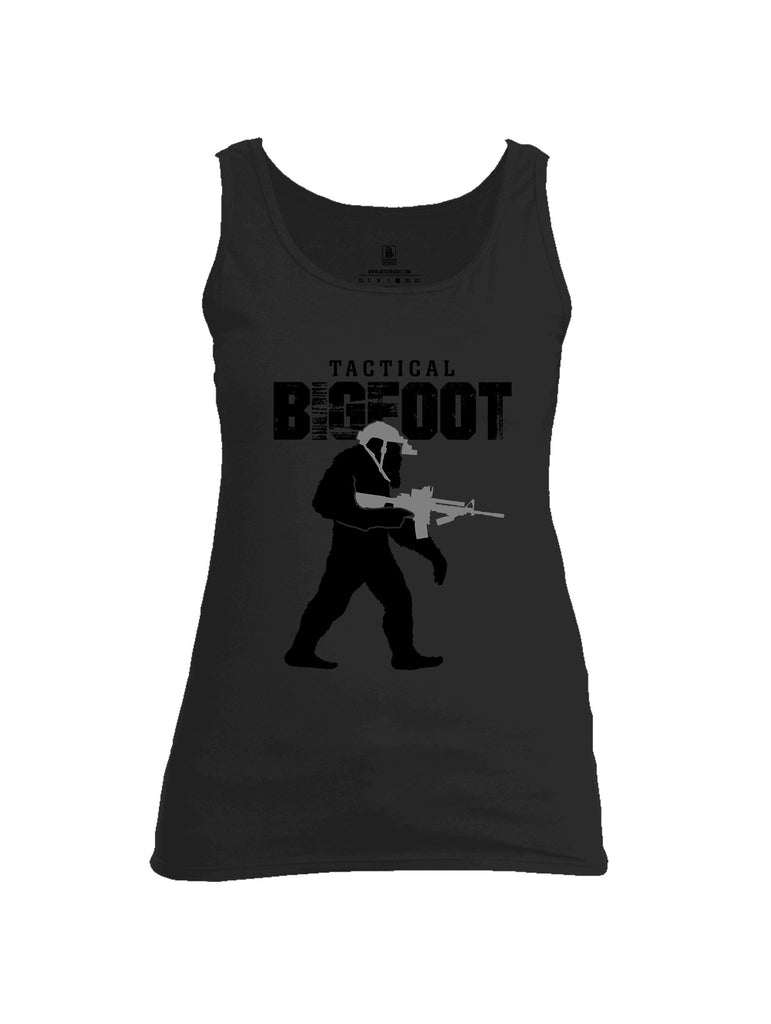 Battleraddle Tactical Bigfoot Black Sleeves Women Cotton Cotton Tank Top