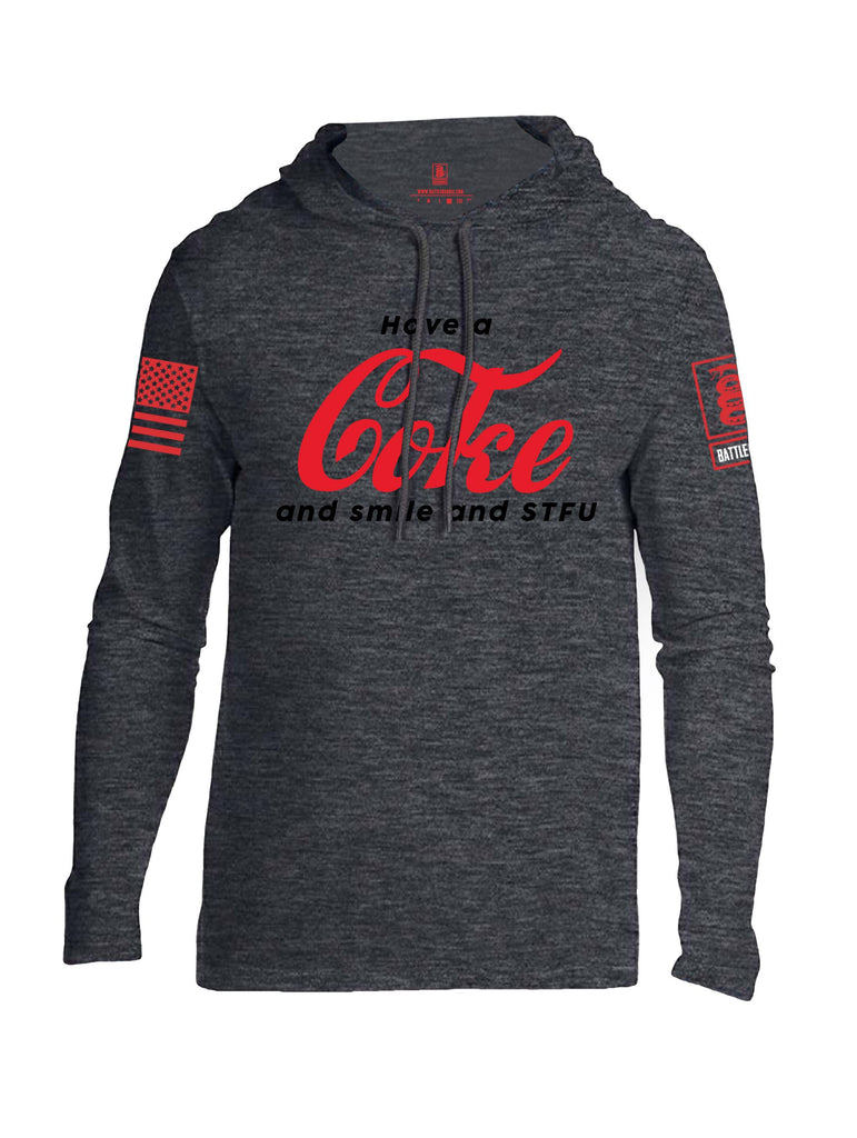 Battleraddle Have A Coke  Red Sleeves Men Cotton Thin Cotton Lightweight Hoodie