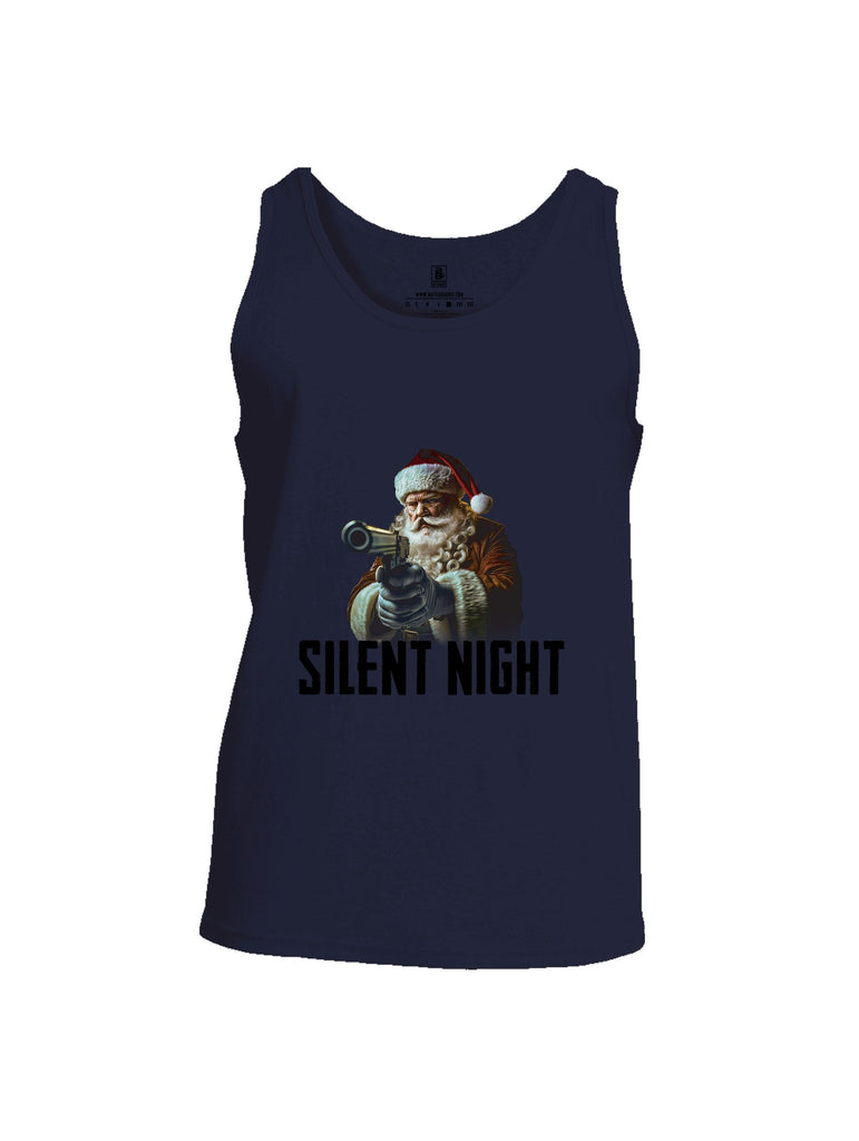 Battleraddle Silent Night Black Sleeves Men Cotton Cotton Tank Top