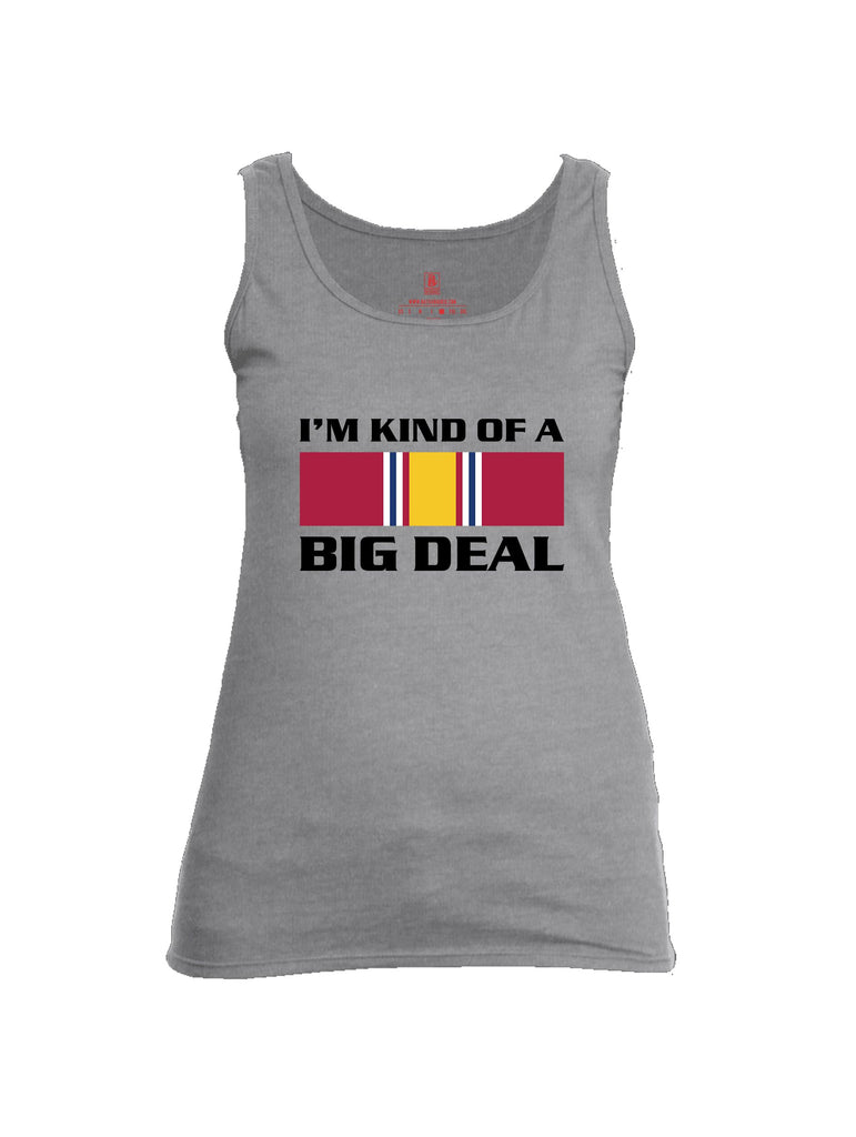 Battleraddle I'M Kind Of A Big Deal  Red Sleeves Women Cotton Cotton Tank Top