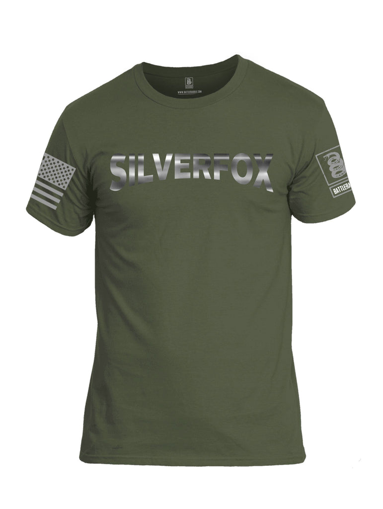 Battleraddle Silverfox  Grey Sleeves Men Cotton Crew Neck T-Shirt