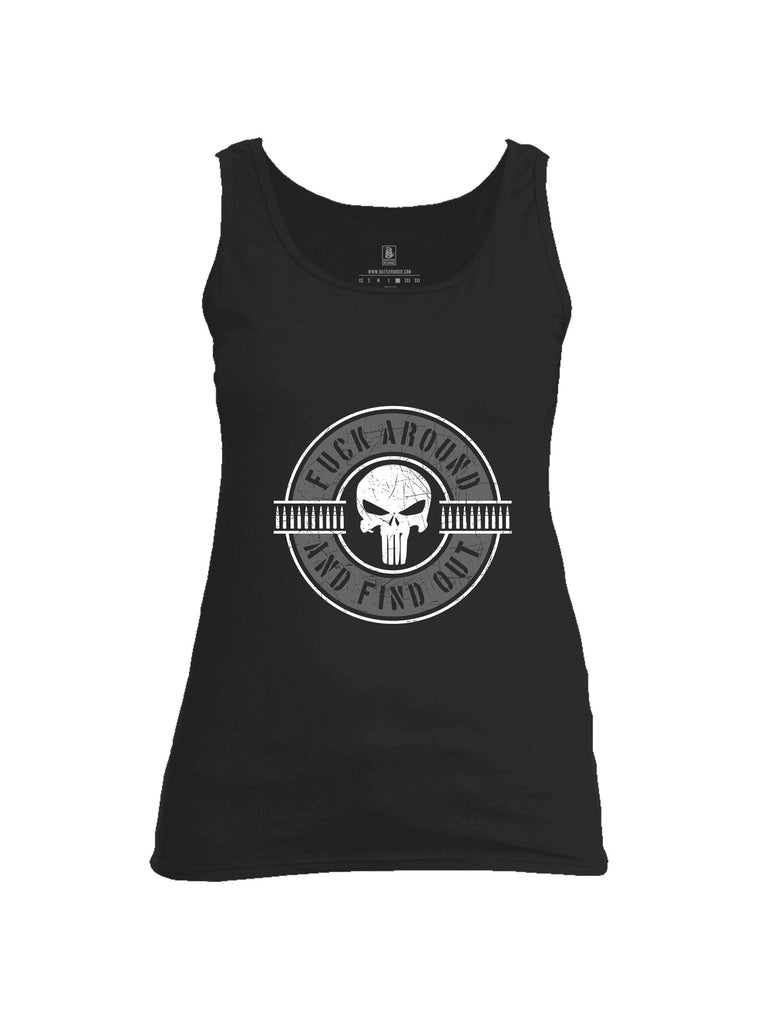 Battleraddle Faafo Punisher Grey Sleeves Women Cotton Cotton Tank Top