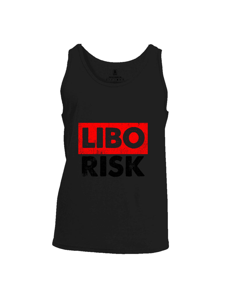 Battleraddle Libo Risk Black Sleeves Men Cotton Cotton Tank Top