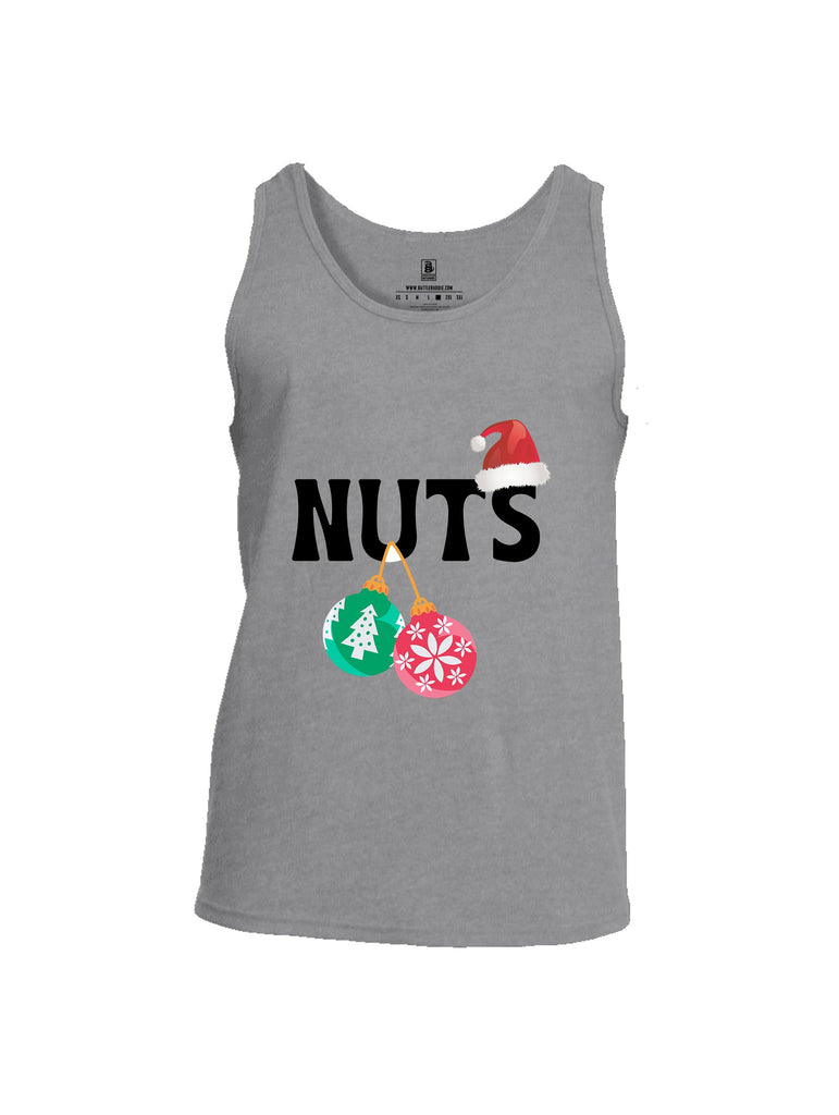 Battleraddle Nuts Christmas Black Sleeves Men Cotton Cotton Tank Top