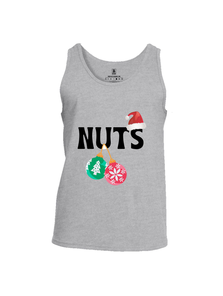 Battleraddle Nuts Christmas Black Sleeves Men Cotton Cotton Tank Top