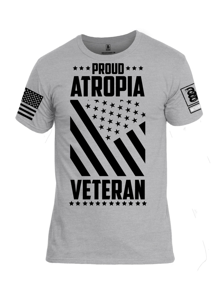 Battleraddle Proud Atropia Black  Black Sleeves Men Cotton Crew Neck T-Shirt