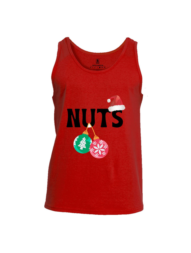 Battleraddle Nuts Christmas Black Sleeves Men Cotton Cotton Tank Top