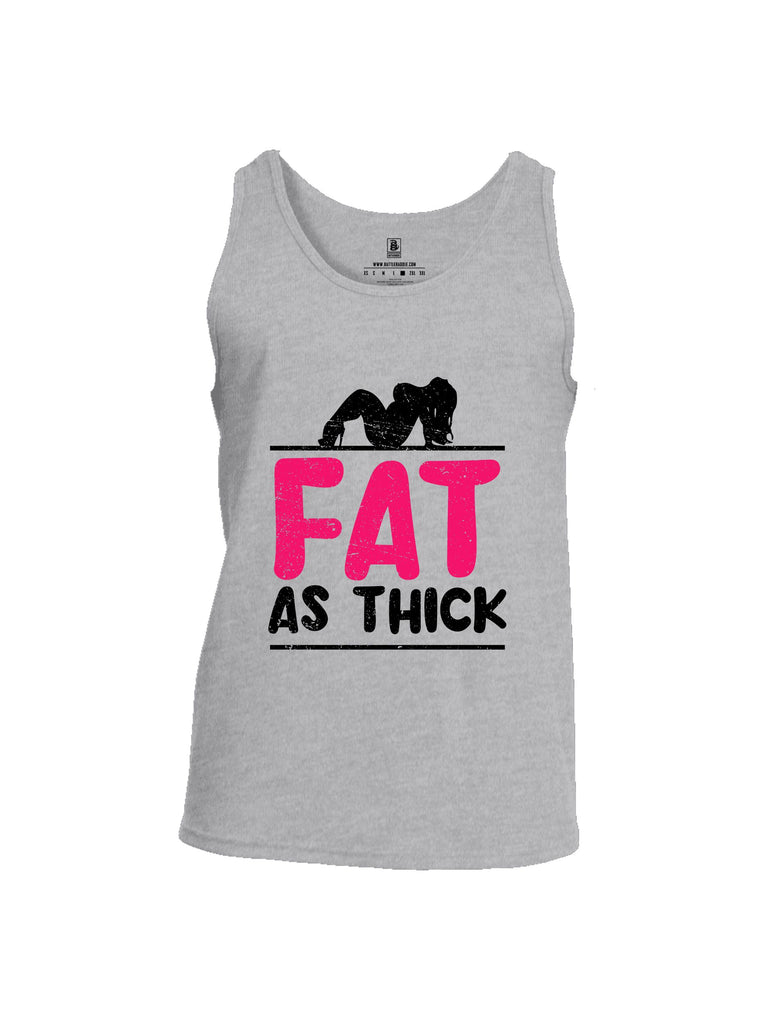 Battleraddle Fat As Thick Black Sleeves Men Cotton Cotton Tank Top