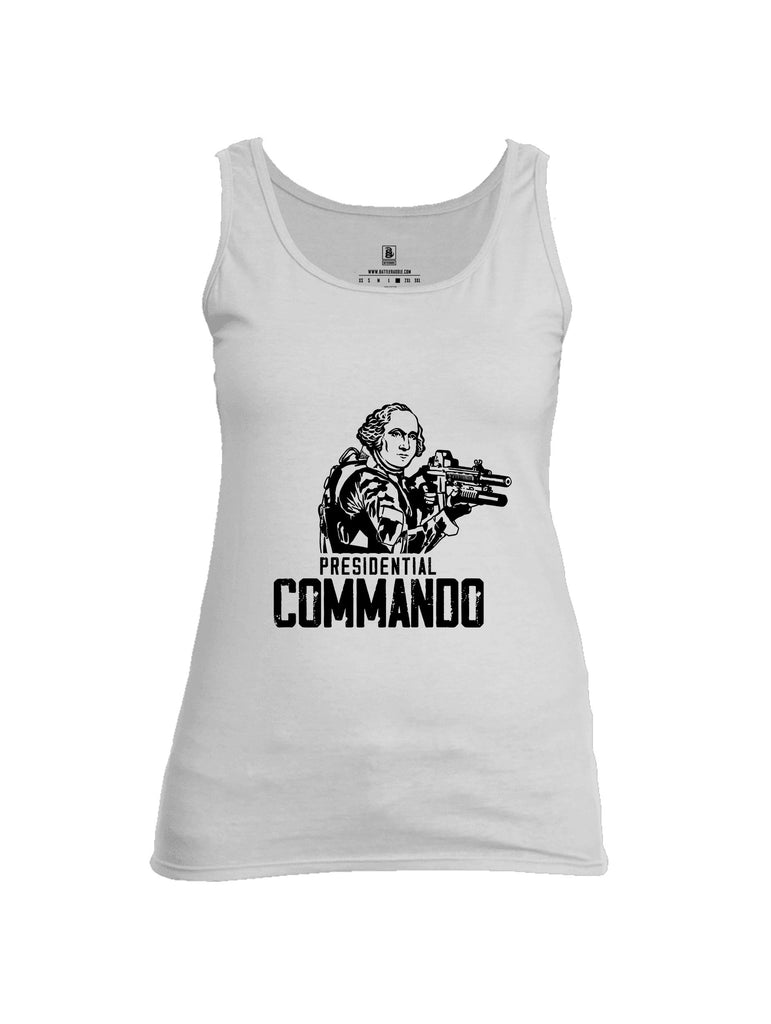 Battleraddle Presidential Commando Black Sleeves Women Cotton Cotton Tank Top
