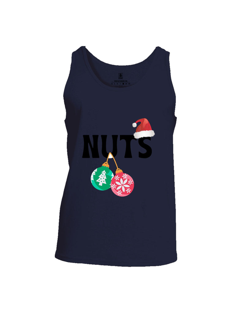 Battleraddle Nuts Christmas Black Sleeves Men Cotton Cotton Tank Top