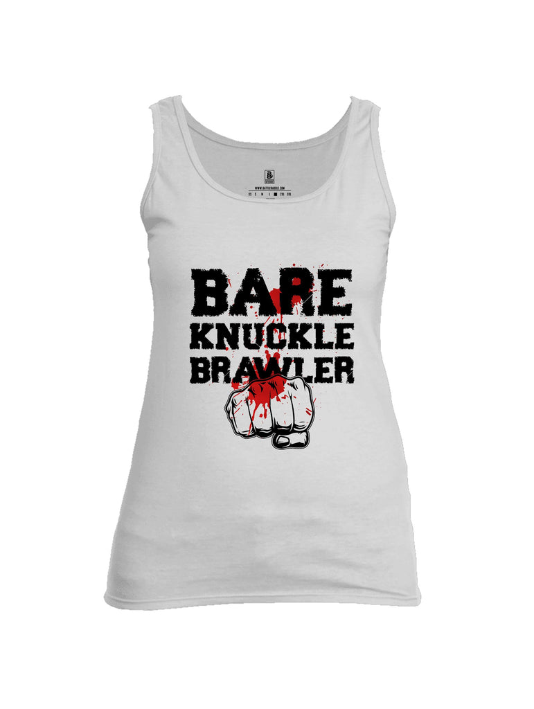 Battleraddle Bare Knuckle Brawler  Black Sleeves Women Cotton Cotton Tank Top