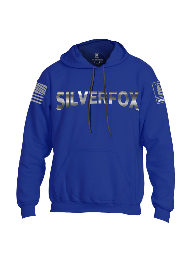 Battleraddle Silverfox  Grey Sleeves Uni Cotton Blended Hoodie With Pockets