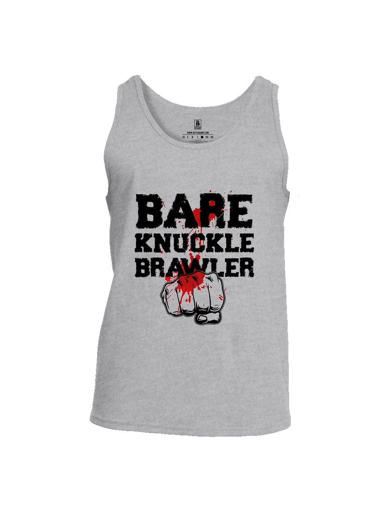 Battleraddle Bare Knuckle Brawler  Black Sleeves Men Cotton Cotton Tank Top