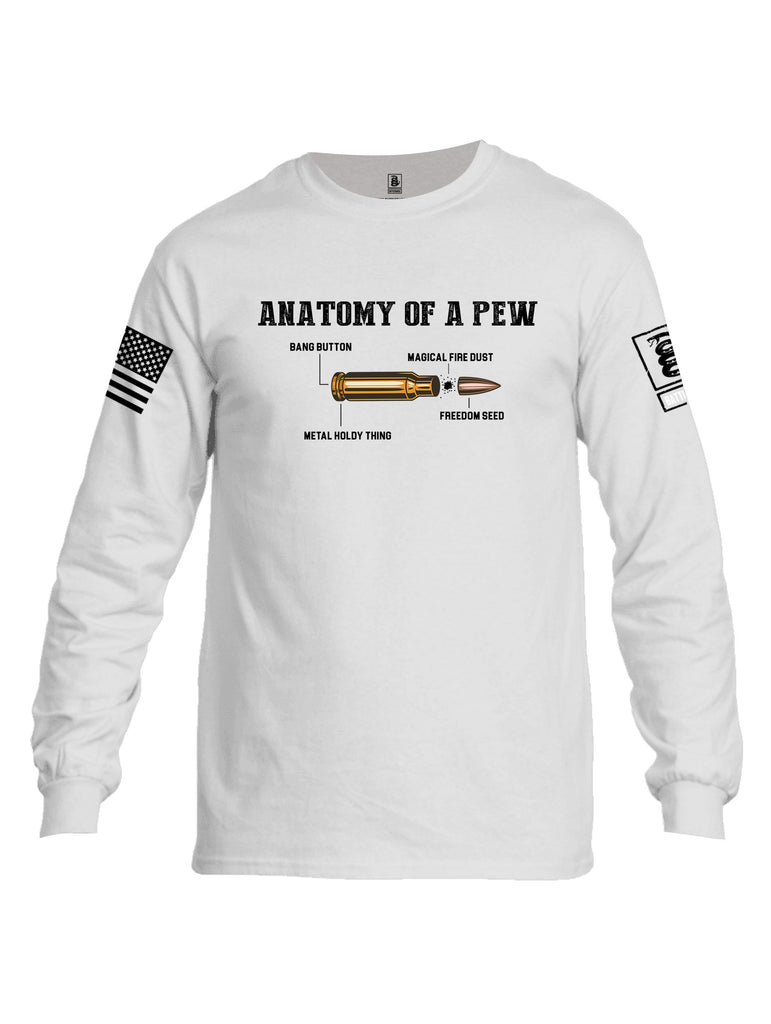 Battleraddle Anatomy Of A Pew Black Sleeves Men Cotton Crew Neck Long Sleeve T Shirt