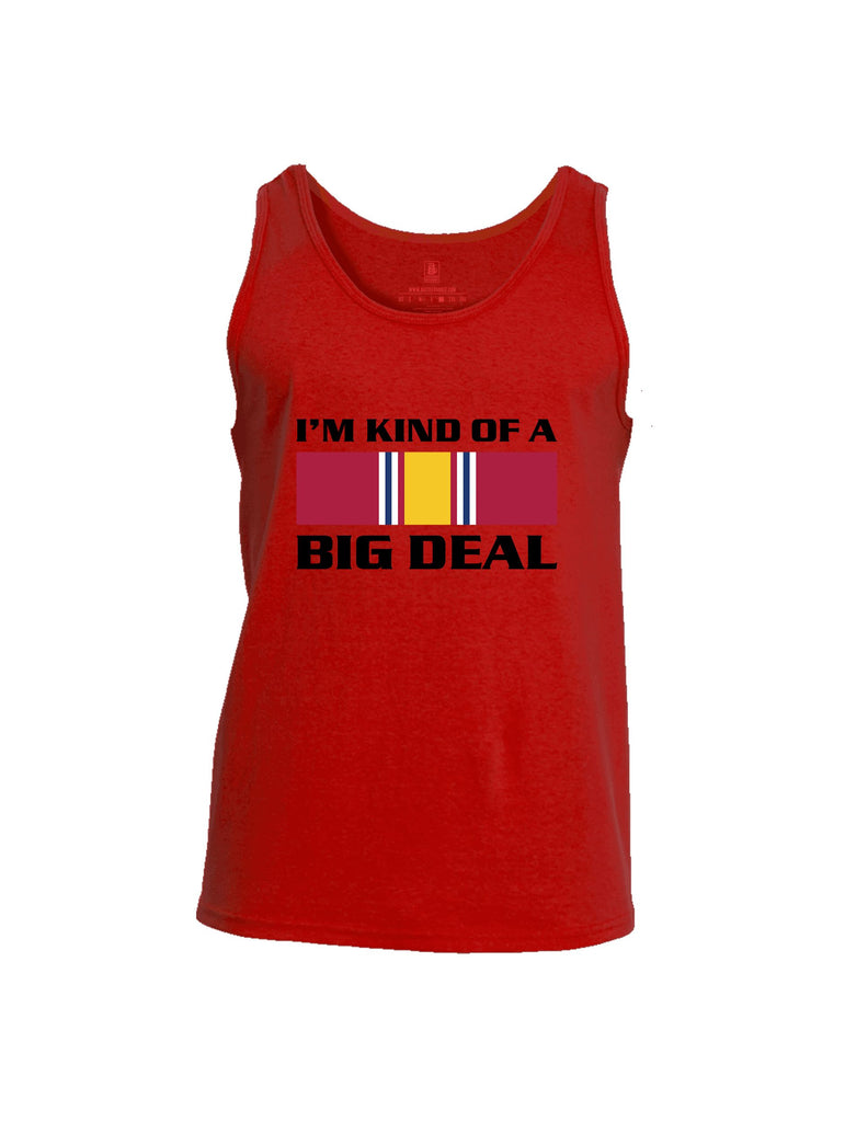 Battleraddle I'M Kind Of A Big Deal  Red Sleeves Men Cotton Cotton Tank Top