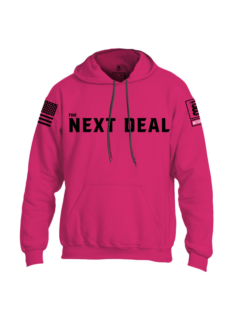 Battleraddle The Next Deal Black Sleeves Uni Cotton Blended Hoodie With Pockets