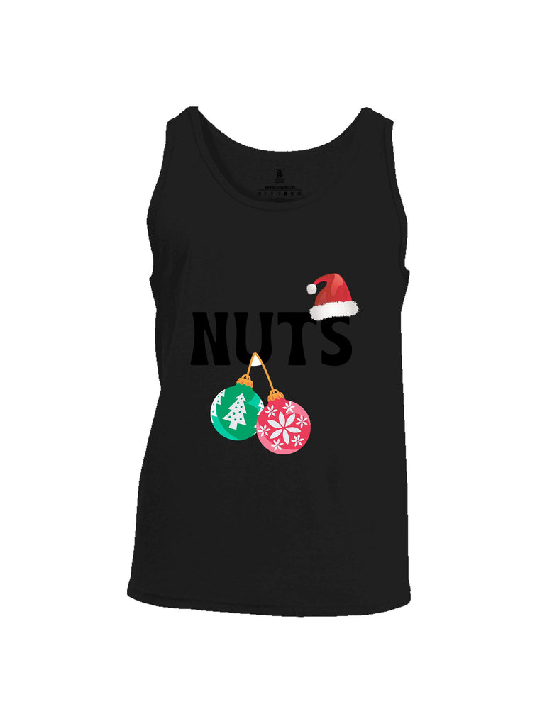 Battleraddle Nuts Christmas Black Sleeves Men Cotton Cotton Tank Top