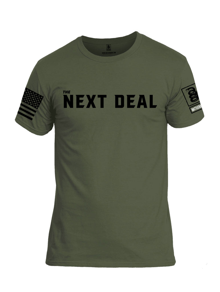 Battleraddle The Next Deal Black Sleeves Men Cotton Crew Neck T-Shirt