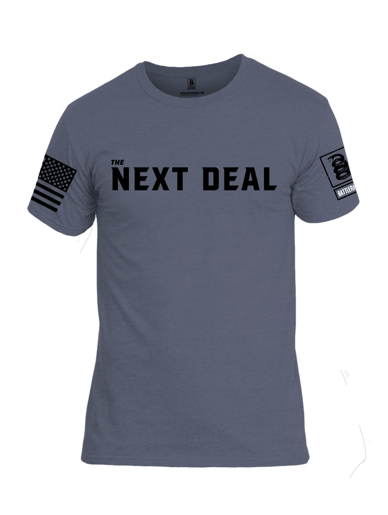Battleraddle The Next Deal Black Sleeves Men Cotton Crew Neck T-Shirt