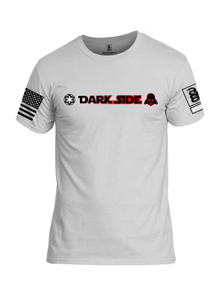 Battleraddle Darkside Black Sleeves Men Cotton Crew Neck T-Shirt