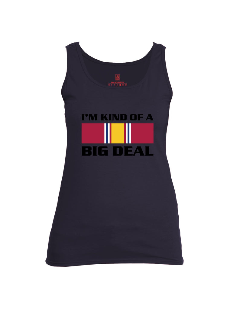 Battleraddle I'M Kind Of A Big Deal  Red Sleeves Women Cotton Cotton Tank Top